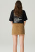 MINI SAIA JEANS MARROM